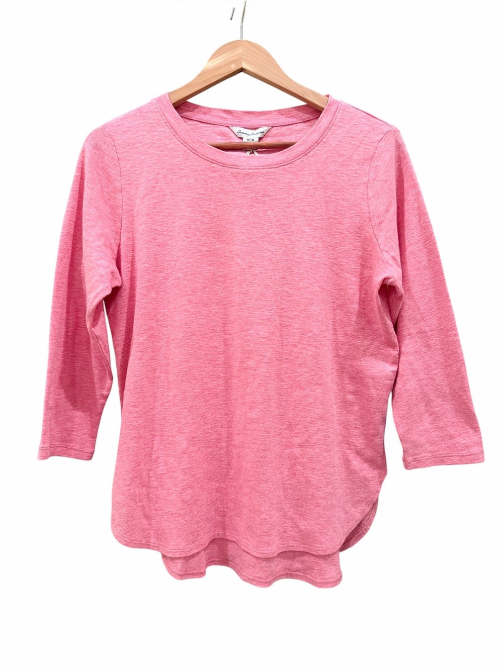 Tommy Bahama Ashby Isles Rib 3/4 Sleeve Tee Pink Heather Crewneck M NWT - Picture 3 of 12